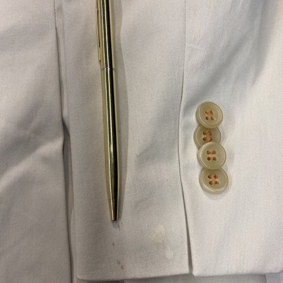 Saks Fifth Ave Mens Blazer Sport Coat Jacket Two Button Formal Suit Jacket 42R - Picture 10 of 10